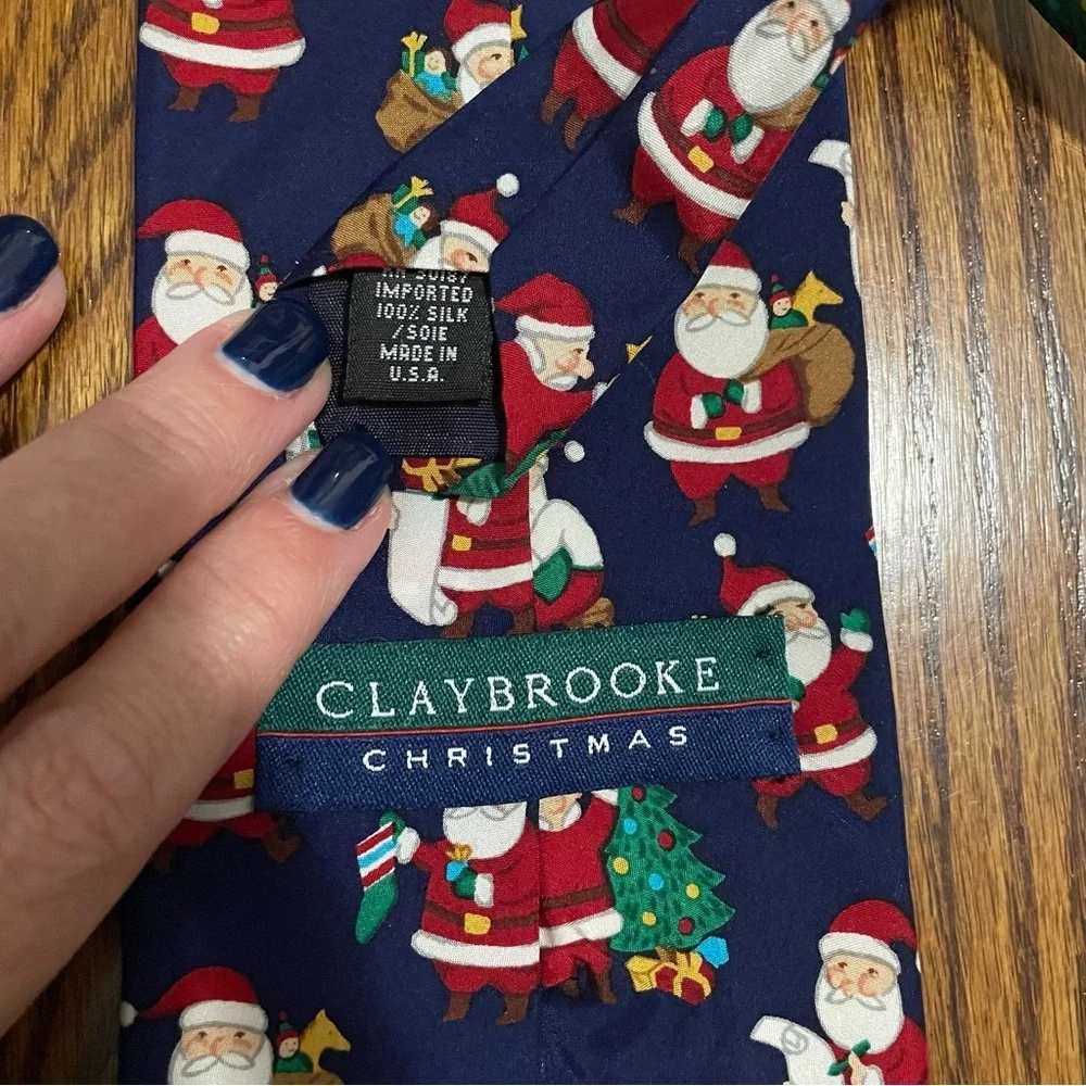 Claybrooke Christmas Holiday Men's Ties Set‎ of 3